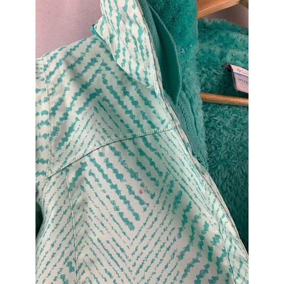 Women's Columbia Mint Green Interchangeable Jacket Size L - Picture 9 of 16